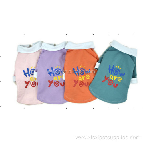 I-love-my-mum printed Dog clothes dog t-shirt Pet clothes